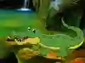 Cluiche Crocodile Waterfalls Forest Escape ar líne