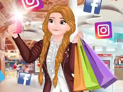 Cluiche Princess Social Media Butterfly ar líne