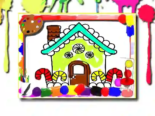 Cluiche House Coloring Book ar líne