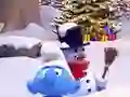 Cluiche Smurfy Snowballs ar líne