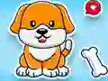 Cluiche Coloring Book: Cute Dog ar líne