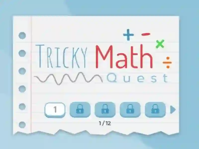 Cluiche Tricky Math Quest ar líne