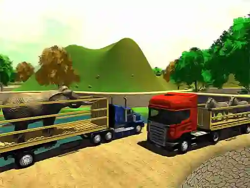 Cluiche Offroad Animal Truck Transport Simulator 2020 ar líne