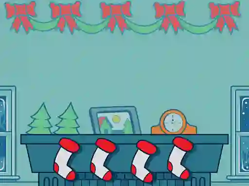 Cluiche Christmas Stockings Memory ar líne