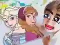 Cluiche Coloring Book: Frozen ar líne