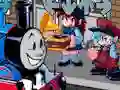 Cluiche FNF: Big Engine Brawl ar líne