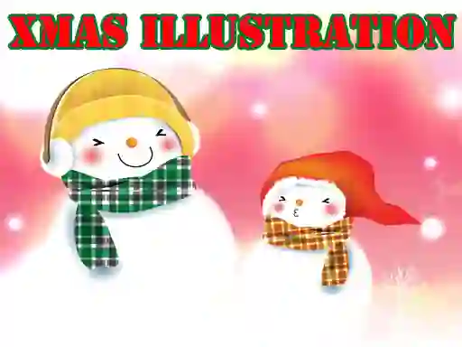 Cluiche Xmas Illustration ar líne