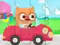 Cluiche Jigsaw Puzzle: Driving Car ar líne