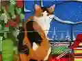 Cluiche Jigsaw Puzzle: Christmas Cat ar líne