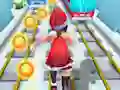 Cluiche Subway Santa Princess Runner ar líne