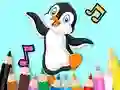 Cluiche Coloring Book: Dancing Penguin ar líne