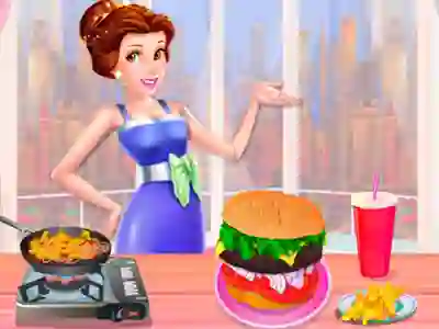 Cluiche Dede Burger Fun ar líne