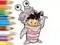Cluiche Coloring Book: Monster Costume Girl ar líne