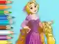 Cluiche Coloring Book: Princess Rapunzel ar líne