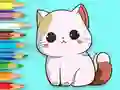 Cluiche Coloring Book: Cute Kitten ar líne