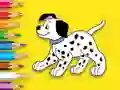 Cluiche Coloring Book: Cute Spotted Dog ar líne