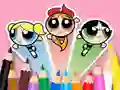 Cluiche Coloring Book: The Powerpuff Girls ar líne
