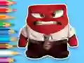 Cluiche Coloring Book: Inside Out Angry ar líne