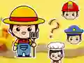 Cluiche Kids Quiz: Job Challenge 3 ar líne