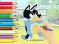 Cluiche Coloring Book: Bluey And Bingo ar líne