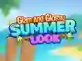Cluiche Glam And Glossy Summer Look ar líne