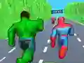 Cluiche Superhero Transform - Change Race ar líne