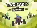 Cluiche Two Carts Downhill ar líne