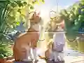 Cluiche Jigsaw Puzzle: Cats In Pairs ar líne
