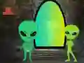 Cluiche Grandpa Trapped Alien Cave ar líne