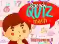 Cluiche Speedy Quiz Maths ar líne