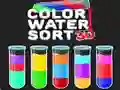 Cluiche Color Water Sort 3D ar líne