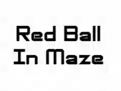 Cluiche Red Ball In Maze ar líne