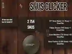 Cluiche SNUS Clicker ar líne