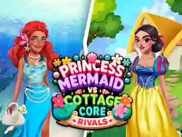 Cluiche Princess Cottage Core vs Mermaid Core Rivals ar líne