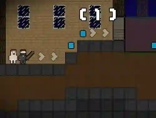 Cluiche Baby Noob Vs Heroman 2 Player ar líne