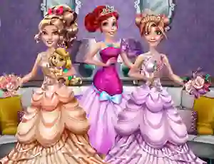 Cluiche Princesses Homecoming Party ar líne