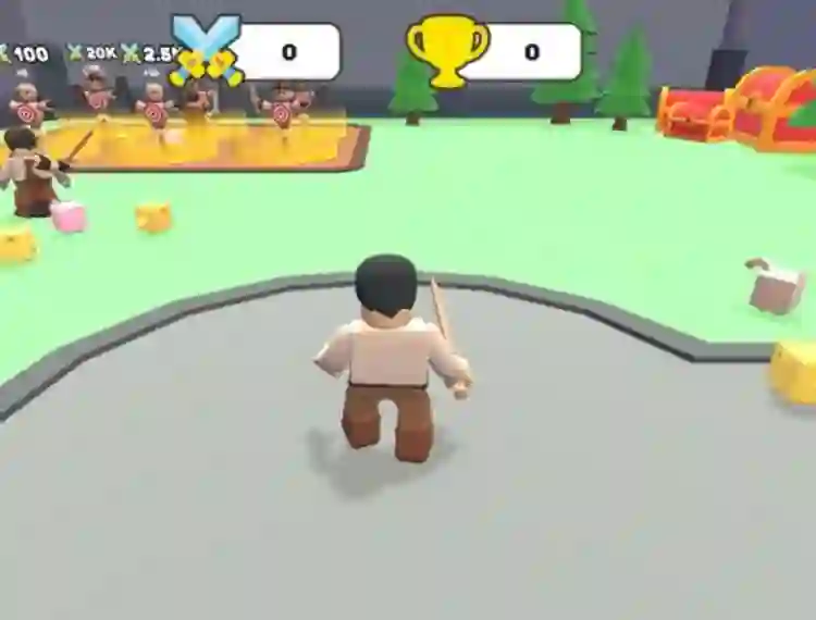 Cluiche Robby Battle Arena ar líne