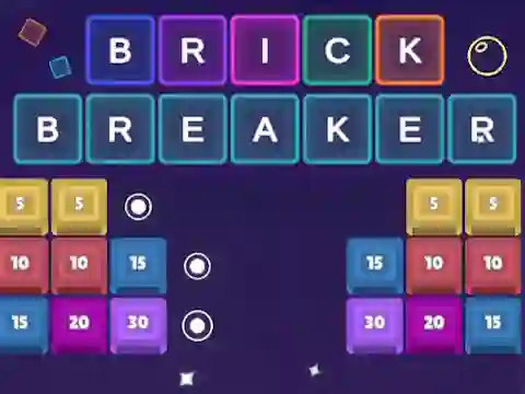 Cluiche Brick Breaker ar líne