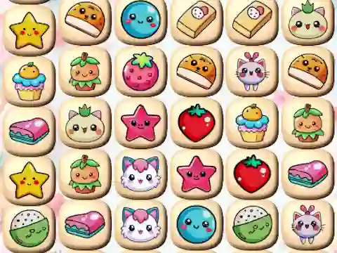 Cluiche Sweet Tile Puzzle ar líne