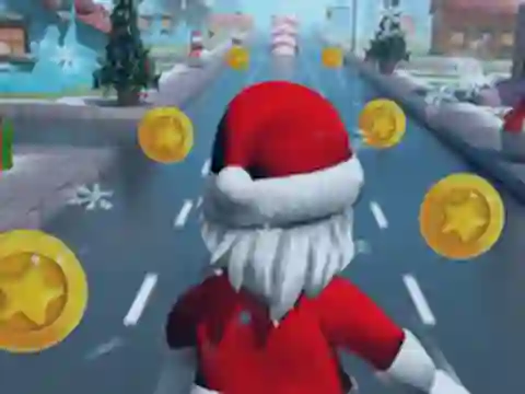 Cluiche Santa Roblox Running ar líne