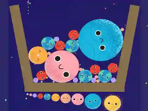 Cluiche Merge Planets ar líne