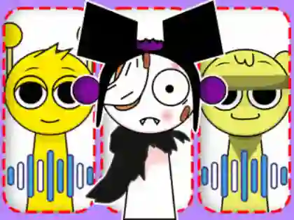 Cluiche Kids Quiz: Guess Sprunki Voice ar líne