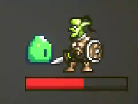 Cluiche Infinity Slime Dungeon ar líne