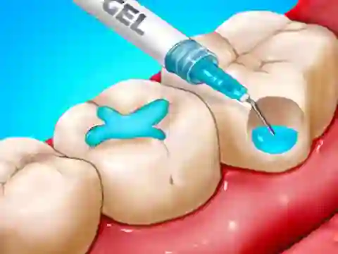 Cluiche Incredible Kids Dentist ar líne