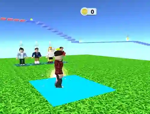 Cluiche Easy Obby Jump and Run Challenge Online ar líne