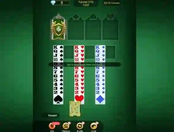 Cluiche Solitaire King ar líne