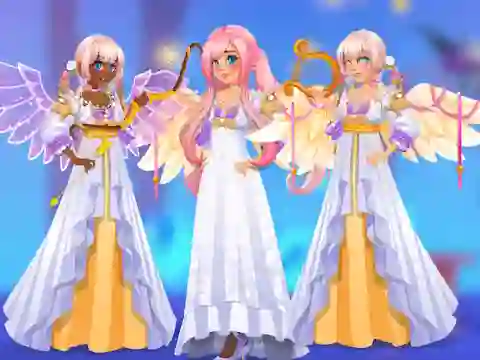 Cluiche Girly Angelic Etherial ar líne