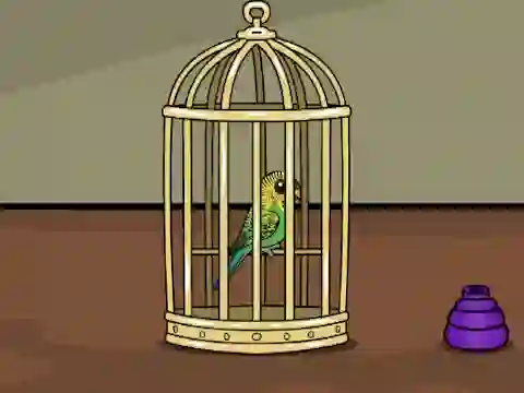 Cluiche Green Budgie Escape ar líne