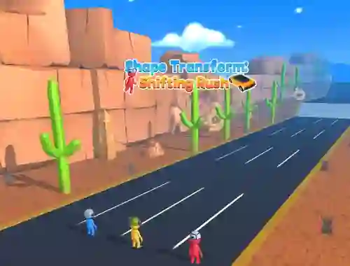 Cluiche Shape Transform: Shifting Rush ar líne