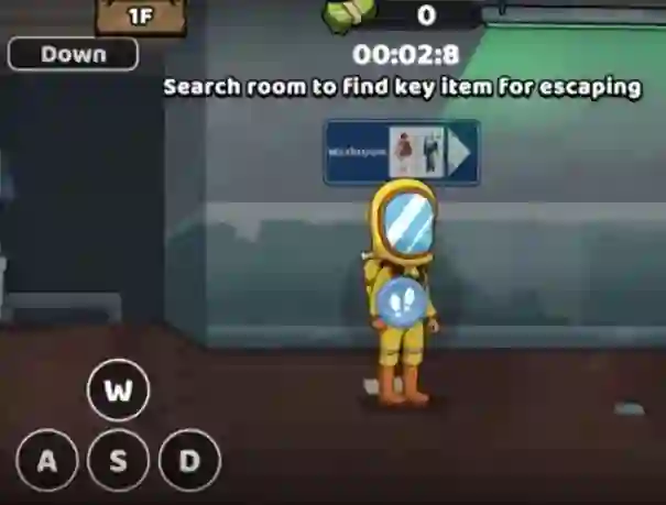 Cluiche Escape Room Mystery Key 2 ar líne